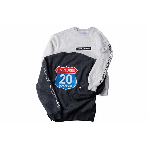 美品 【O.S.P×bassmania】バックボアトレーナー [ヘザーホワイト] O.S.P OSP ウェア O.S.P×bassmania バックボアトレーナー ヘザー