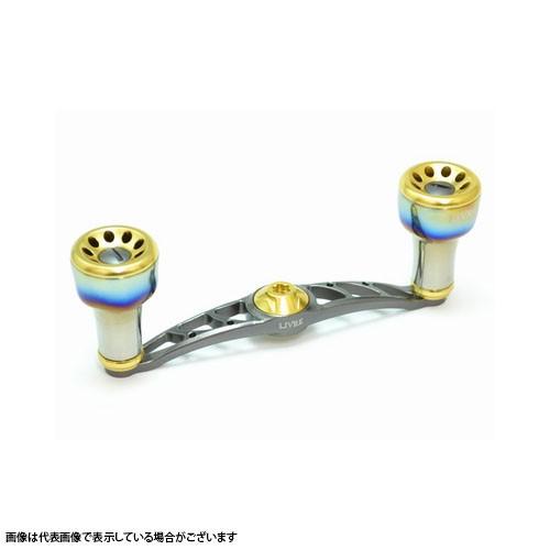 メガテック リブレ LIVRE FullComp CRANK 100(クランク) シマノ 左巻用 (ガンメタP+ゴールドG) 製品番号 FLSK100-A3-GMG | 