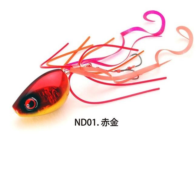 【ネコポス対象品】ライズジャパン ナミダマ 80g ND01 アカキン タイラバ 鯛ラバ | 