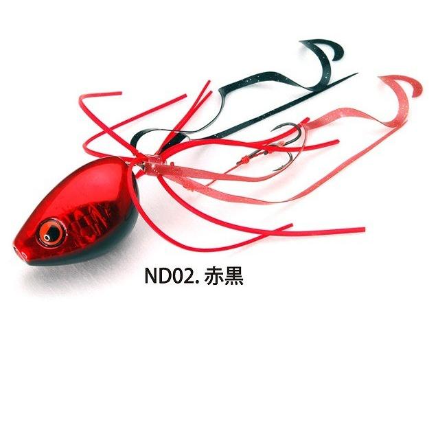 ライズジャパン ナミダマ 250g ND02 アカクロ タイラバ 鯛ラバ | 