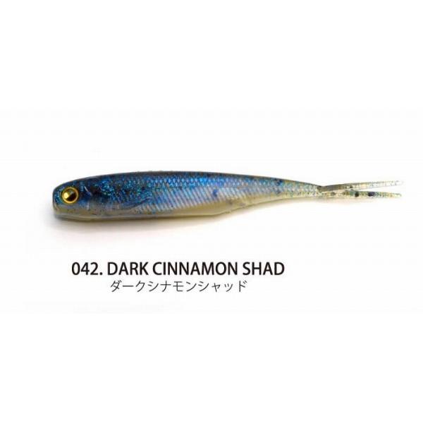 【ネコポス対象品】レイドジャパン ワーム フィッシュローラー 3インチ ダークシナモンシャッド FISH ROLLER | 