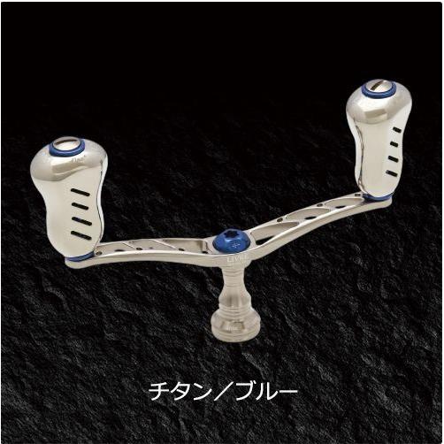 【ネコポス対象品】メガテック リブレ LIVRE WING 110(ウイング) Fino+ノブ ダイワ用 (チタンP+ブルーG) 製品番号 WD110-FPD1-TIB