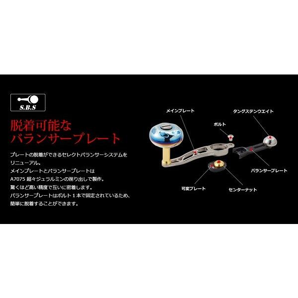 メガテック リブレ LIVRE SB 70-75 (エスビー) シマノ右 (チタンP+ゴールドG) 製品番号 SBA-77SR-TIG |  | 01