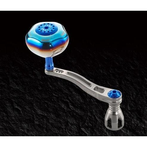 メガテック（ＬＩＶＲＥ） パワーアーム88 シマノ18000番~20000番用右巻き (チタンP+ブルーG)