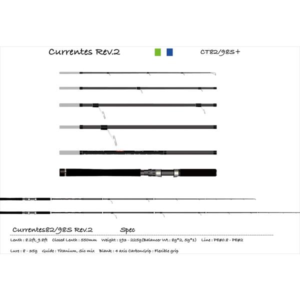 トランスセンデンス シーバスロッド カレンテス82|98S+ 2024年モデル