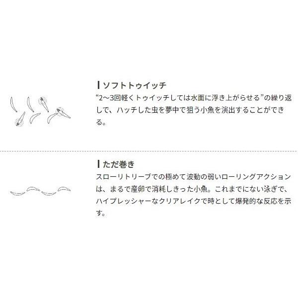 OSP バスルアー ベントミノー 76F 潤るワカサギ S76(qh)｜casting｜03