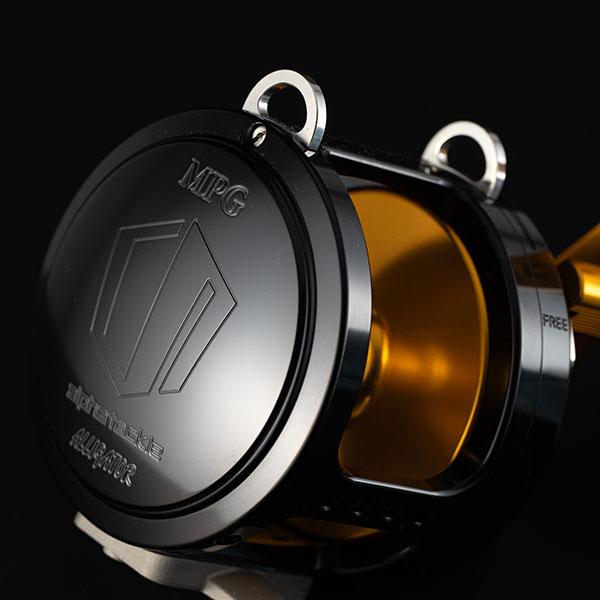アリゲーター 両軸リール バトル20GT BG-L alphatackle LTD BLACK GOLD(左)の画像