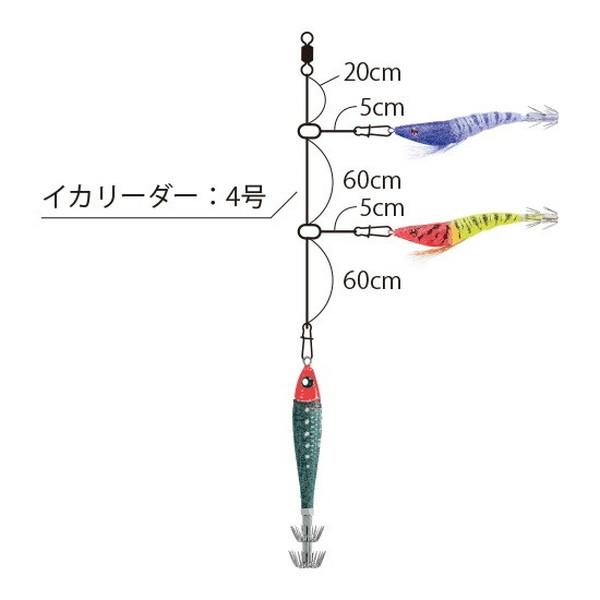 デュエル 仕掛け STイージーイカメタル2本枝 SL 95mm 30号 | DUEL | 01