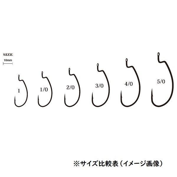 【ネコポス対象品】リューギ HST105 ザ・スタンダード #5/0 ワームフック(qh)｜casting｜02