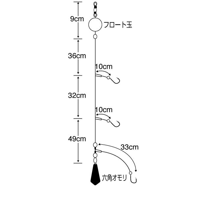 【ネコポス対象品】ささめ X-002 ボウズのがれ 投釣りの巻　LL |  | 01