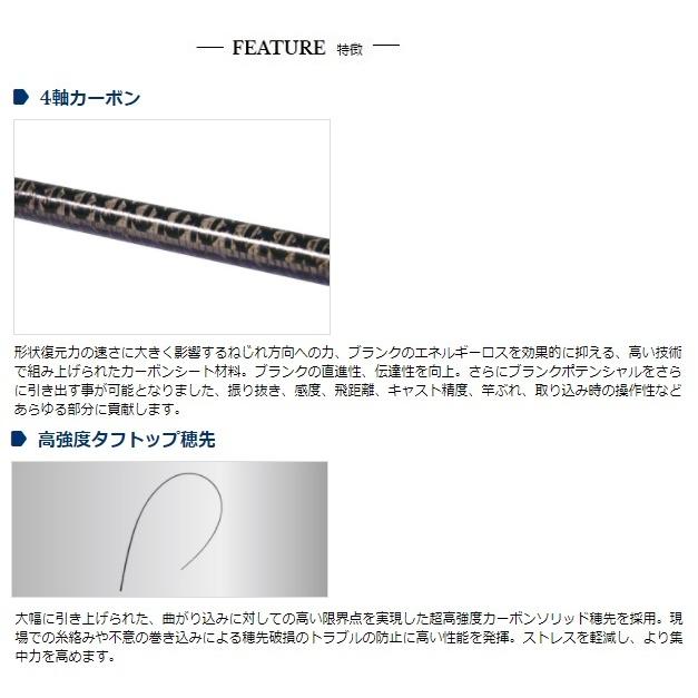 宇崎日新 磯竿 INGRAM イングラム ブラックチェイサー 1.25号 5.15m (5本継)(qh) INGRAM ブラックチェイサー