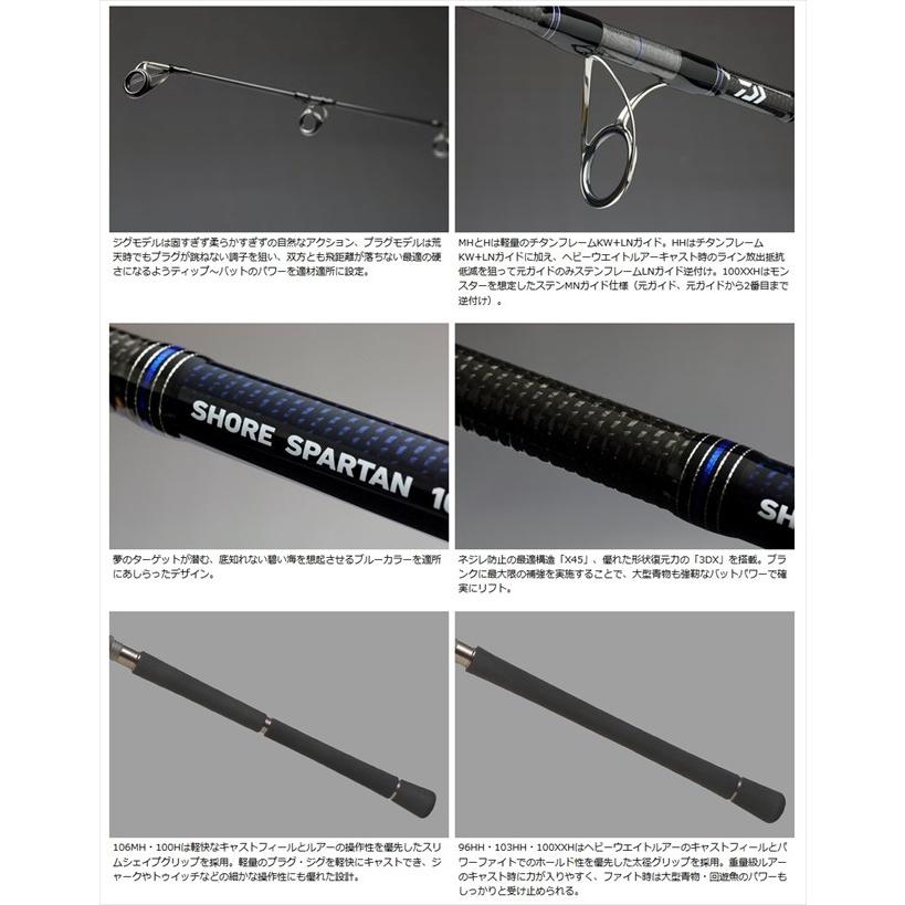 Daiwa SHORE SPARTAN 96H ショアジギングロッド 【公式通販】