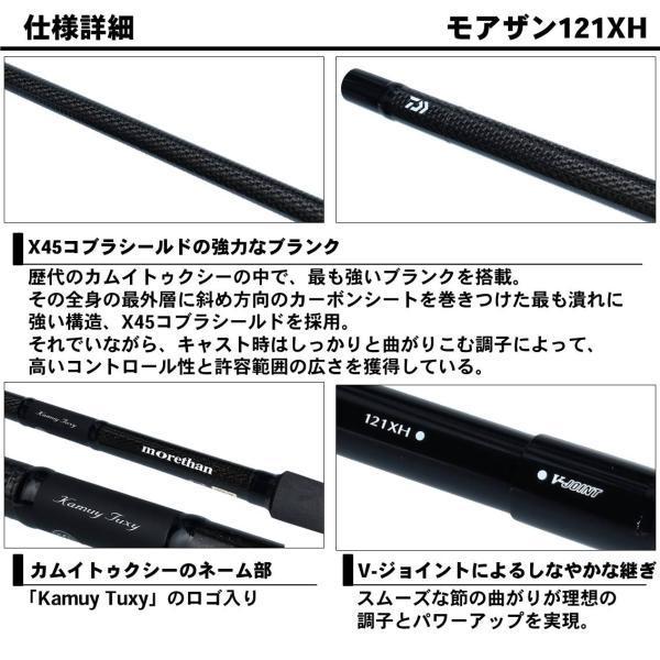 ダイワ　モアザン カムイトゥクシー12XH DAIWA MORETHAN AGS 121XH【KAMUY TUXY】／ダイワ モアザンAGS
