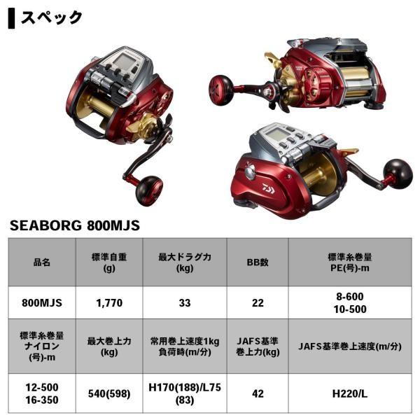 DAIWA（ダイワ） 電動リール シーボーグ 800MJS 2019年モデル (右巻