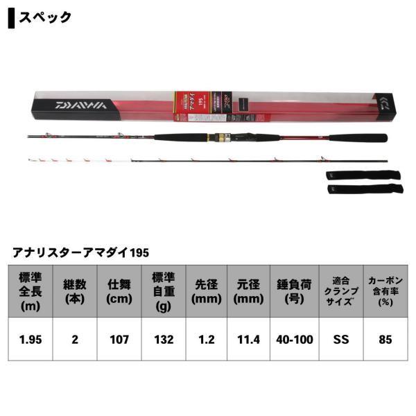 DAIWA（ダイワ） アナリスター アマダイ 195 船竿 : 釣具の