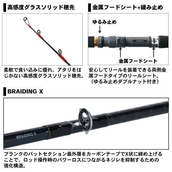DAIWA（ダイワ） アカムツX M-210 船大物竿 : 釣具のキャスティング