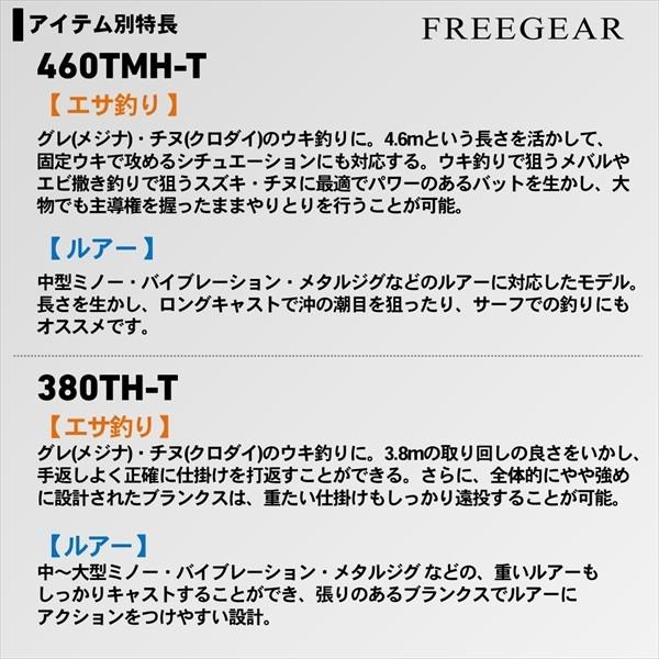 ダイワ ソルトルアーロッド フリーギア 380TM-T 2020モデル (スピニング振出)_5