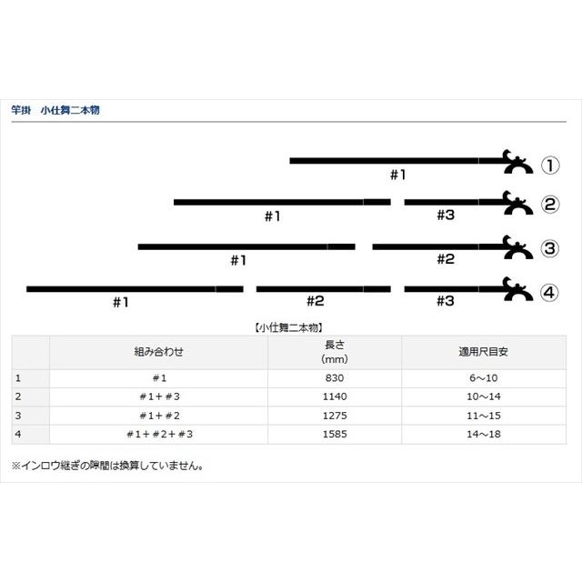 ダイワ 総塗竿掛 凛 小仕舞2本物 | DAIWA（釣り） | 01