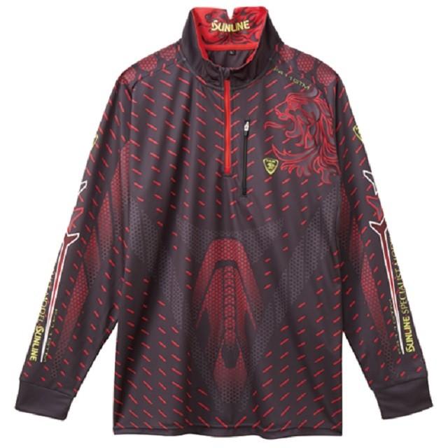 サンライン IS プロドライシャツ (長袖) (SUW-5564CW) M チャコールグレー ウェア