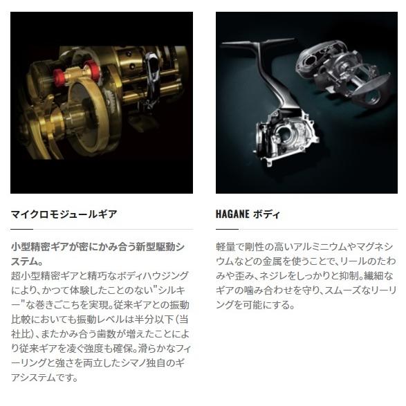 シマノ ベイトリール 21カルカッタコンクエスト 201(左) : 釣具