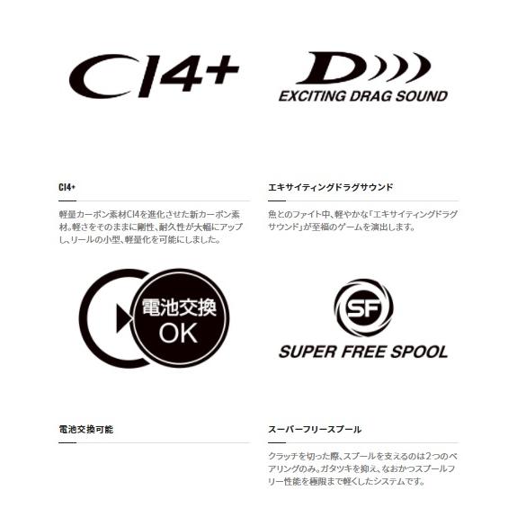 シマノ（SHIMANO） 両軸リール 21バルケッタ 151DHHG(左) : 釣具の