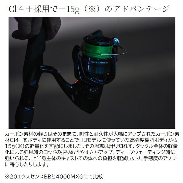 シマノ（SHIMANO） スピニングリール 24エクスセンス BB 4000MHG