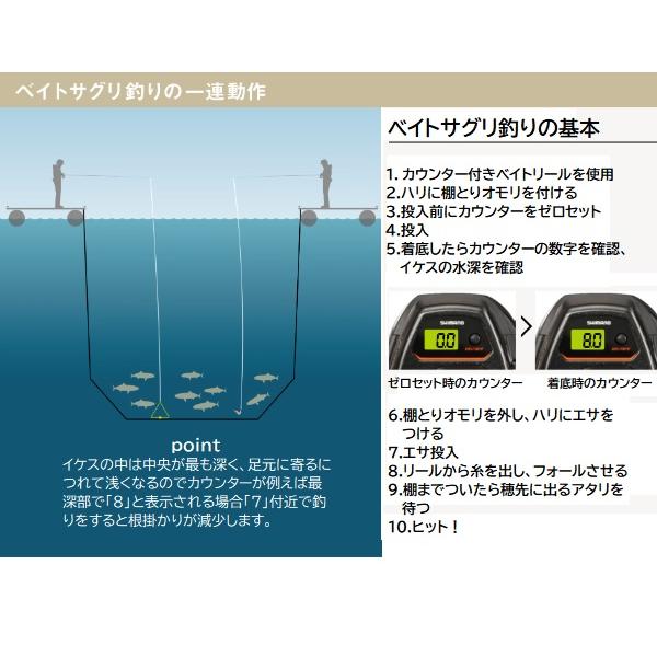 シマノ 磯竿 シーリア ベイトサグリ 400(4ピース) : 釣具の