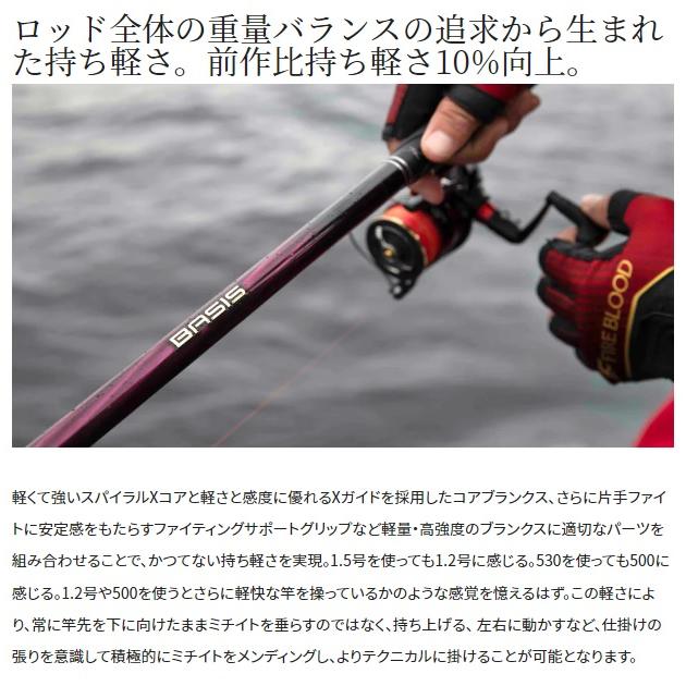 美品　シマノ22 ベイシス1−530 シマノ 磯竿 22ベイシス 1-530(振出 5ピース) : 釣具のキャスティング