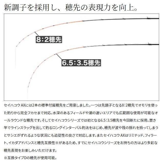 シマノ（SHIMANO） 筏竿 22セイハコウ AX 160 (並継 2ピース) 2022年