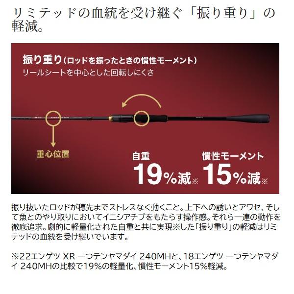 シマノ（SHIMANO） 一つテンヤ竿 炎月 エンゲツ XR 一つテンヤマダイ