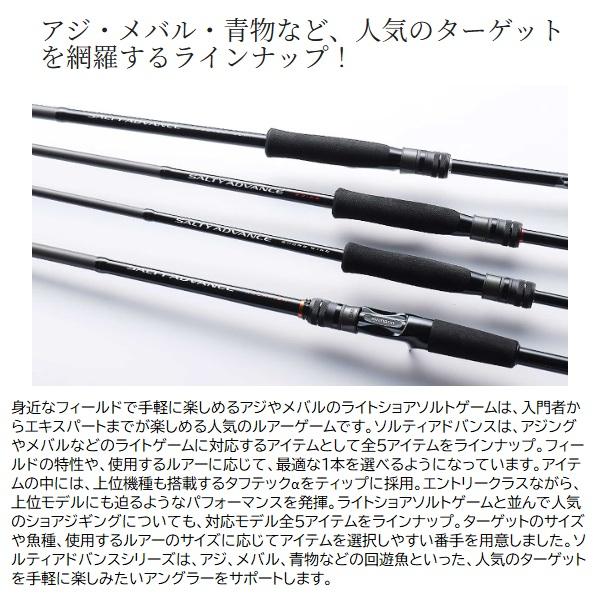 シマノ（SHIMANO） 25 ソルティーアドバンス アジング S64UL-S