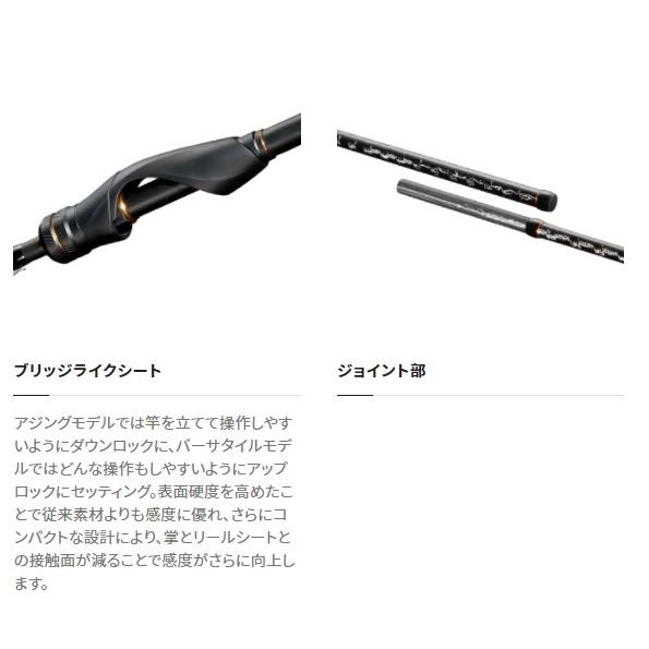 シマノ アジングロッド ソアレ XR S58UL-S (スピニング 2ピース