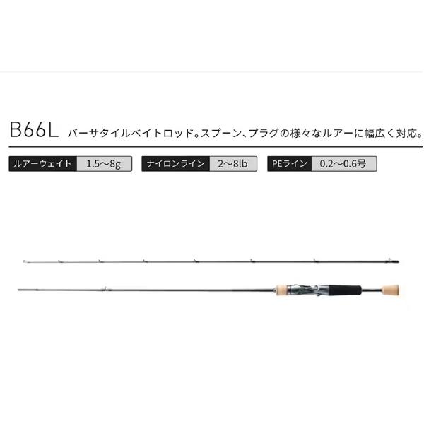 シマノ（SHIMANO） トラウトロッド 23トラウトワンAS B66L (ベイト 2