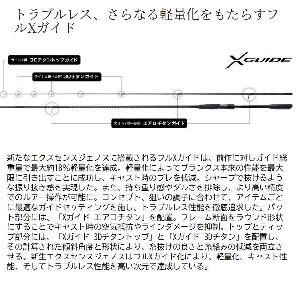 シマノ シーバスロッド 25エクスセンスジェノス S88ML/RF(スピニング 2ピース)_3