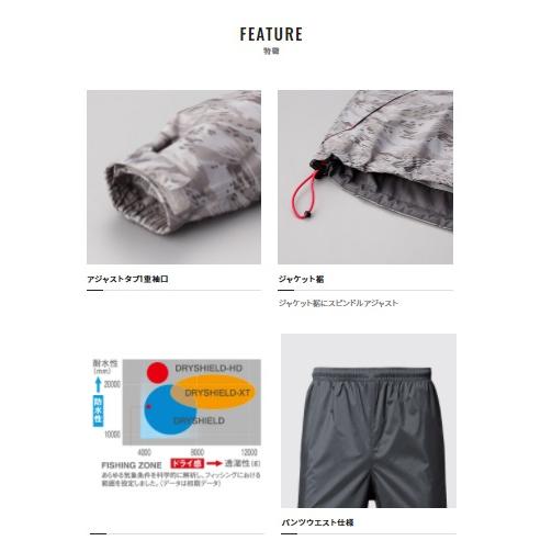 【訳あり】シマノ レインウェア RA-027Q DS ベーシックスーツ ブルー 2XL | シマノ | 04