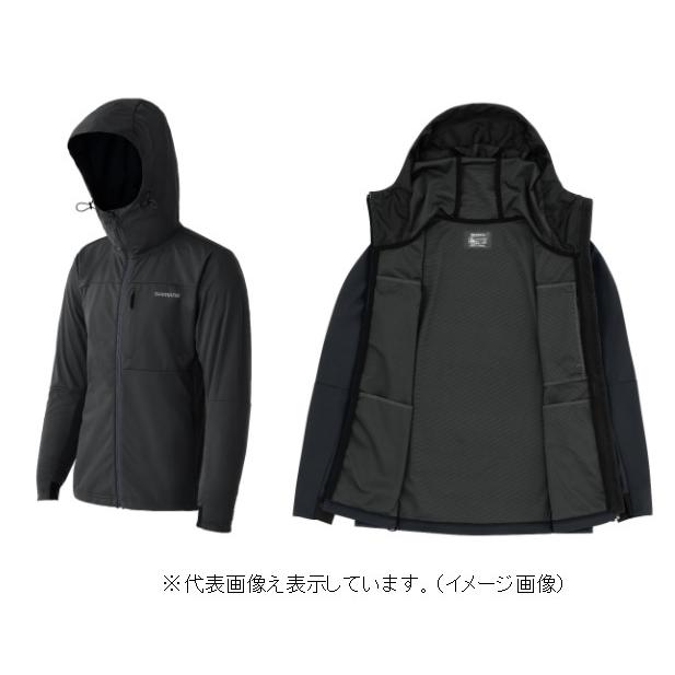 シマノ　デュラスト　ストレッチフーディ≪ＷＪ－０４０Ｔ　ブラック≫［ＸＬ］新品 シマノ（SHIMANO） 防寒服アウター WJ-040T デュラスト ストレッチ