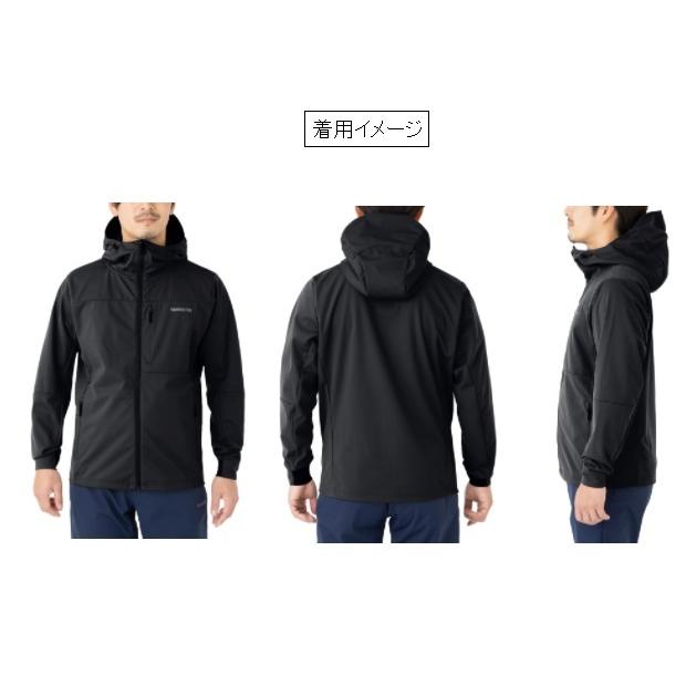 シマノ　デュラスト　ストレッチフーディ『ＷＪ－０４０Ｔ　ブラック』［Ｌ］　新品 シマノ（SHIMANO） 防寒服アウター WJ-040T デュラスト ストレッチ