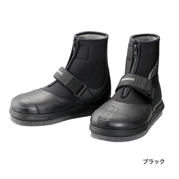 シマノ TA-061R ジオロック 3Dカットピンフェルト鮎タビ(中割) ブラック L 鮎タビ