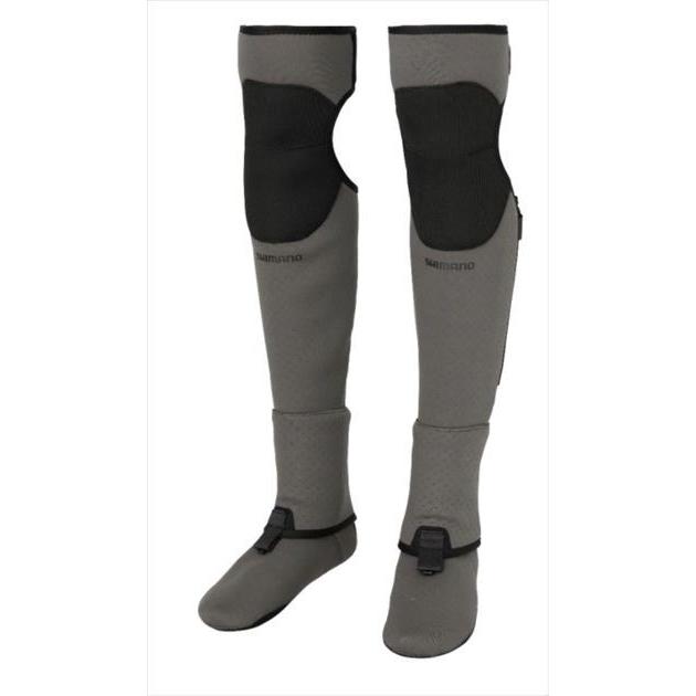 シマノ ウェア FI-003V スタンダードゲーター チャコール XL(qh)