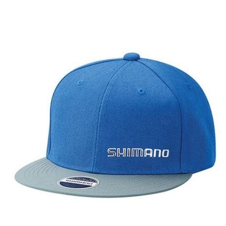 シマノ（SHIMANO） 帽子 CA-091T フラットブリムキャップ ブルー S