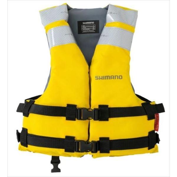 シマノ ライフジャケット M Vf 099v イエロー キッズボートベスト 75 以上節約 Vf 099v