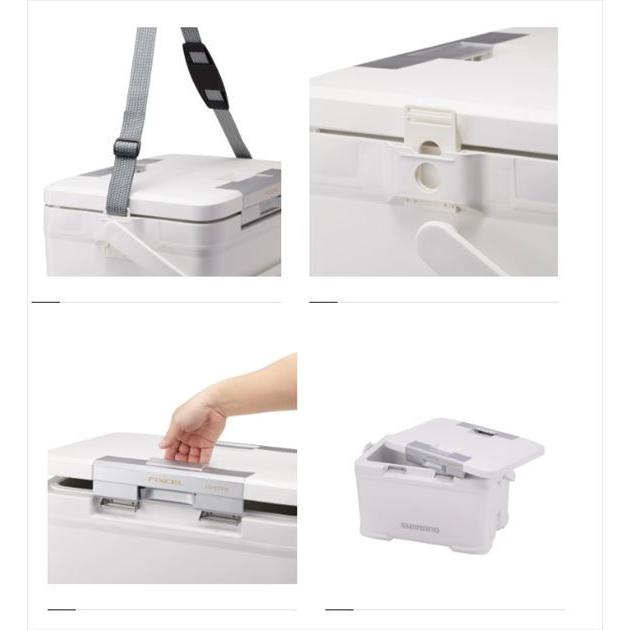 シマノ クーラボックス NF-222V フィクセル リミテッド 22L ホワイト 