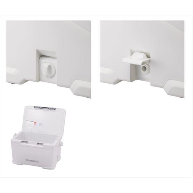 シマノ クーラボックス NF-222V フィクセル リミテッド 22L ホワイト 