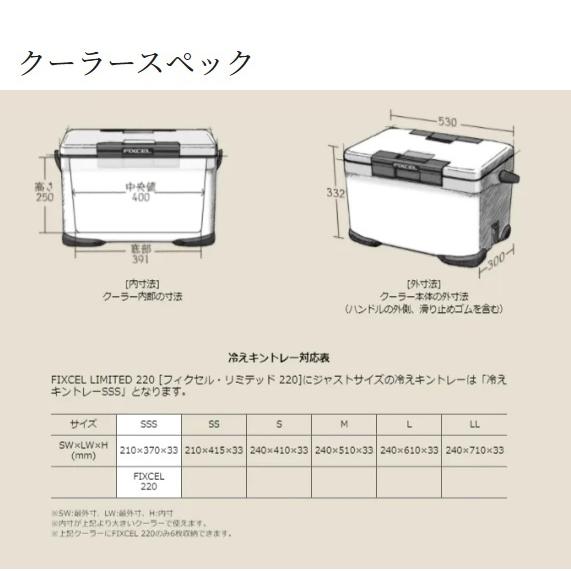 シマノ クーラボックス NF-222V フィクセル リミテッド 22L ホワイト 