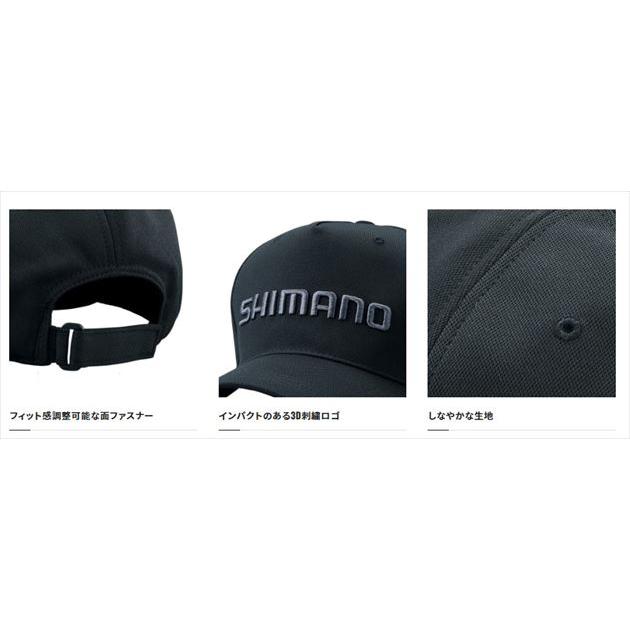 シマノ（SHIMANO） 帽子 CA-017V スタンダードキャップ チャコール L