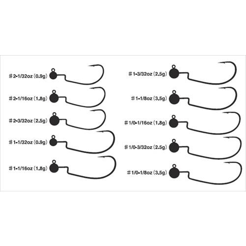 【ネコポス対象品】ＤＥＣＯＹ　ネイルボム　ＶＪ−７１　Ｎａｉｌ　Ｂｏｍｂ　２−１／３２（０．９ｇ） ジグヘッド(qh)｜casting｜02