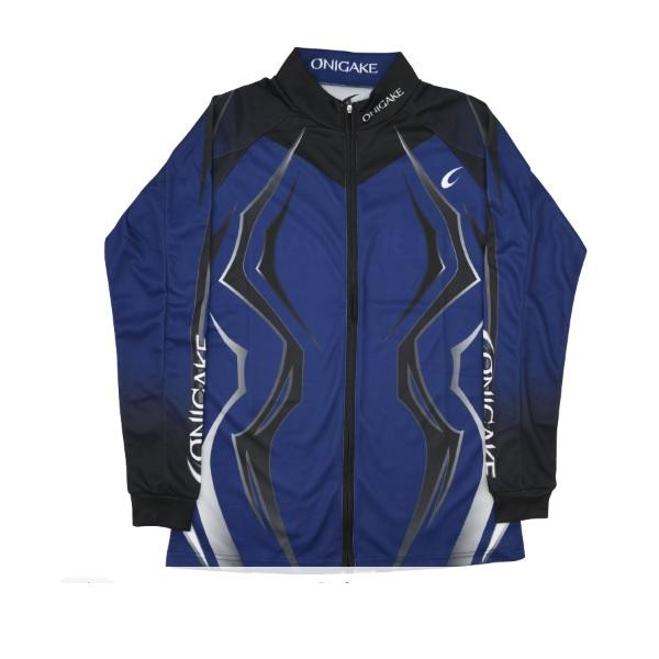 フリーノット ウェア YT413G 鬼掛 クールフルジップアップシャツ ブルー L Hayabusa（ハヤブサ） フリーノット ウェア YT413G 鬼掛 クール