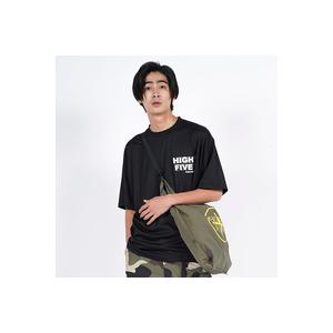 ハイファイブファクトリー コンティニュアス ロゴドライ SS TEE (Continuous Logo Dry SS TEE) ブラック L | 