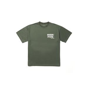 ハイファイブファクトリー コンティニュアス ロゴドライ SS TEE (Continuous Logo Dry SS TEE) オリーブ XL | 