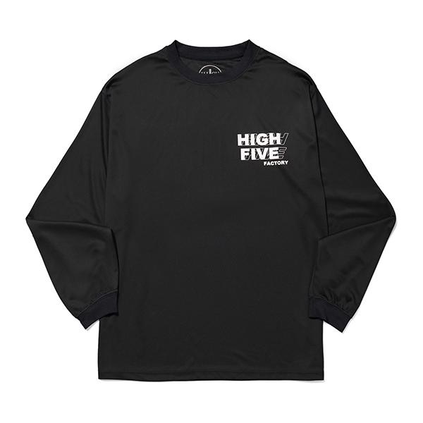 ハイファイブファクトリー コンティニュアス ロゴドライ LS TEE (Continuous Logo Dry LS TEE) オリーブ L |  | 02